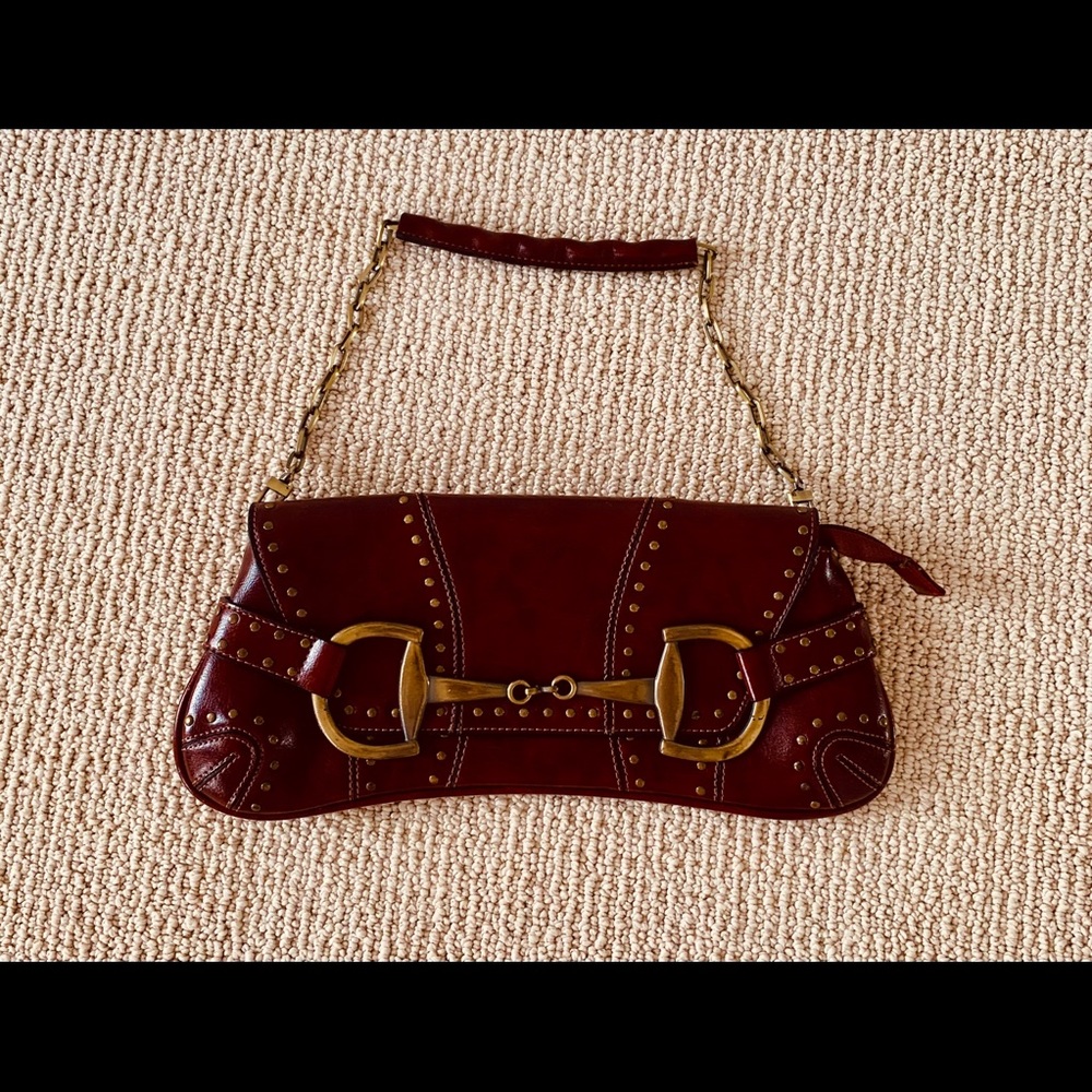 Rina Rich Shoulder Saddle Bag Purse